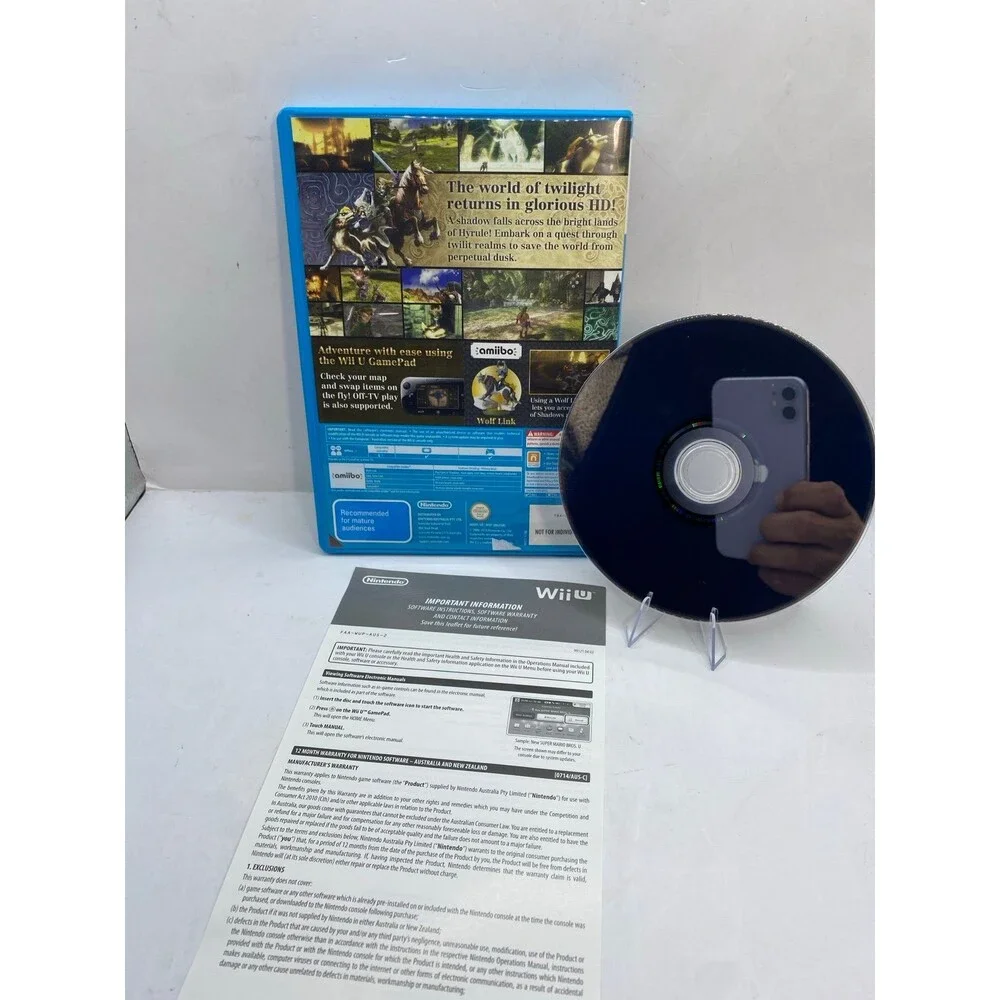 Nintendo Zelda: Twilight Princess HD Wii U PAL CIB
